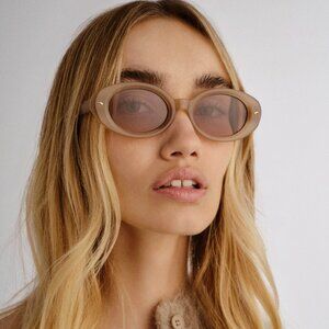 30% OFF NWT!! Luv Lou The Audrey Sunglasses in Bisque